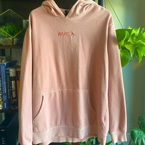 RVCA baby pink sweatshirt